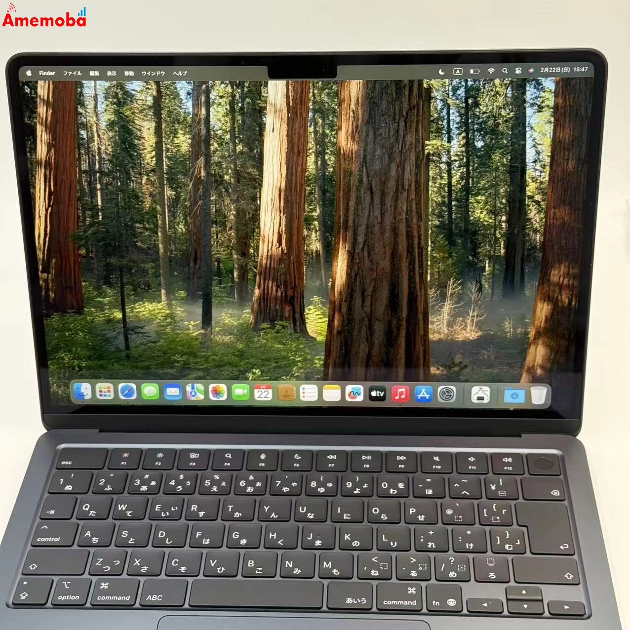 MacBook Air 13インチ M4 2025 16GB 256GB ミッドナイト MW123J/A 極美品 16GB/256GB