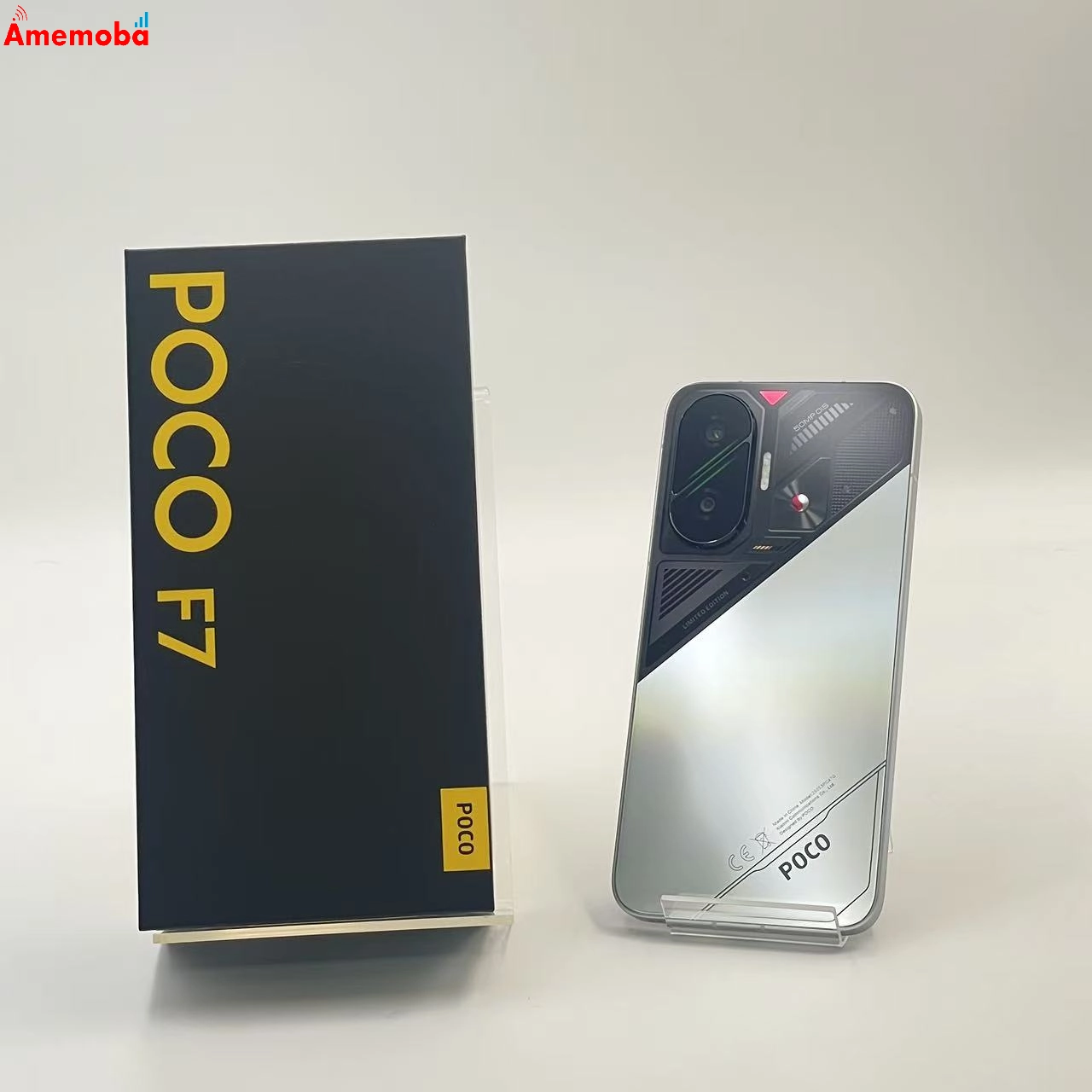Xiaomi POCO F7 12GB/256GB シルバー 25053PC47G SIMフリー 美品