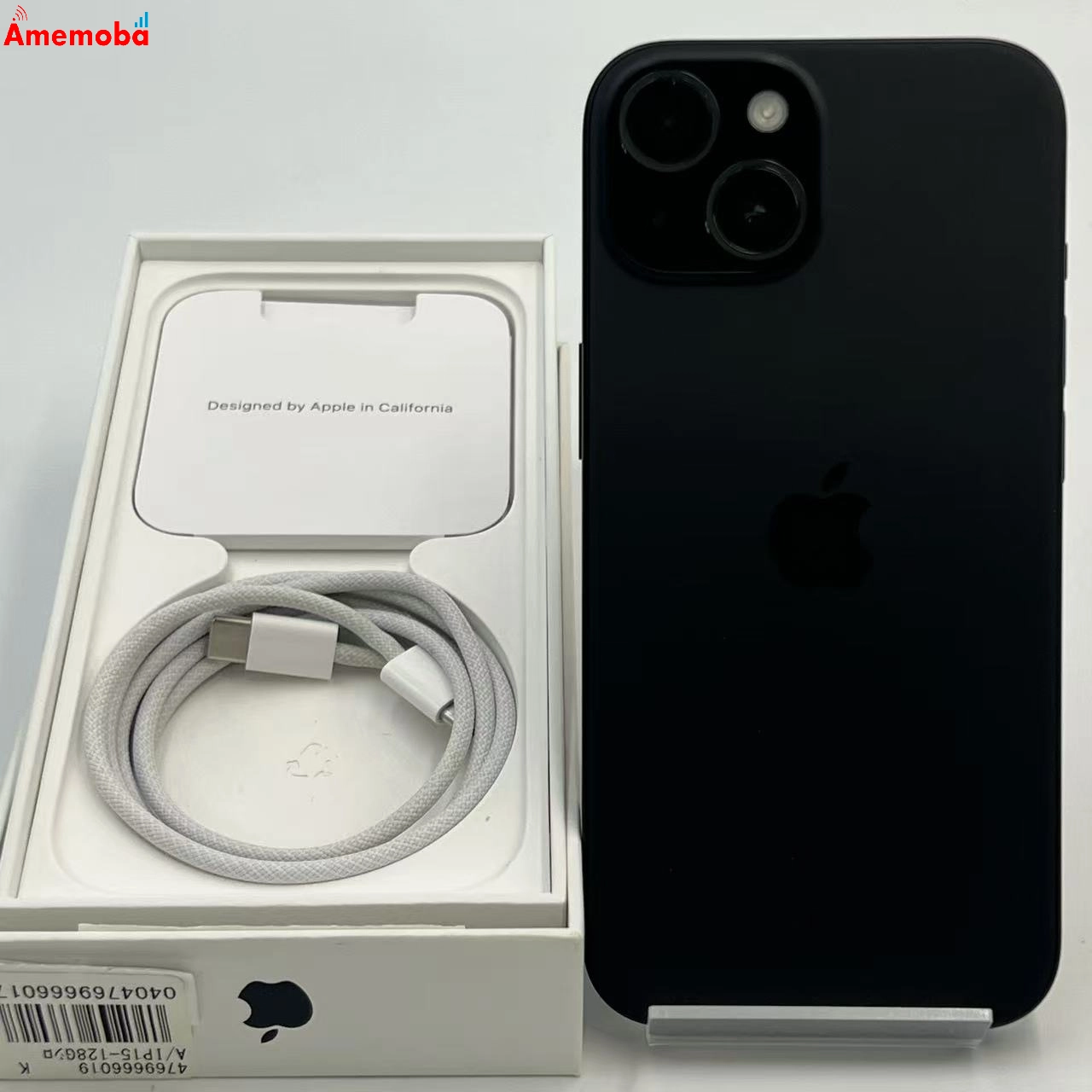 iPhone15 128GB ブラック MTMH3J/A AU版SIMフリー 美品