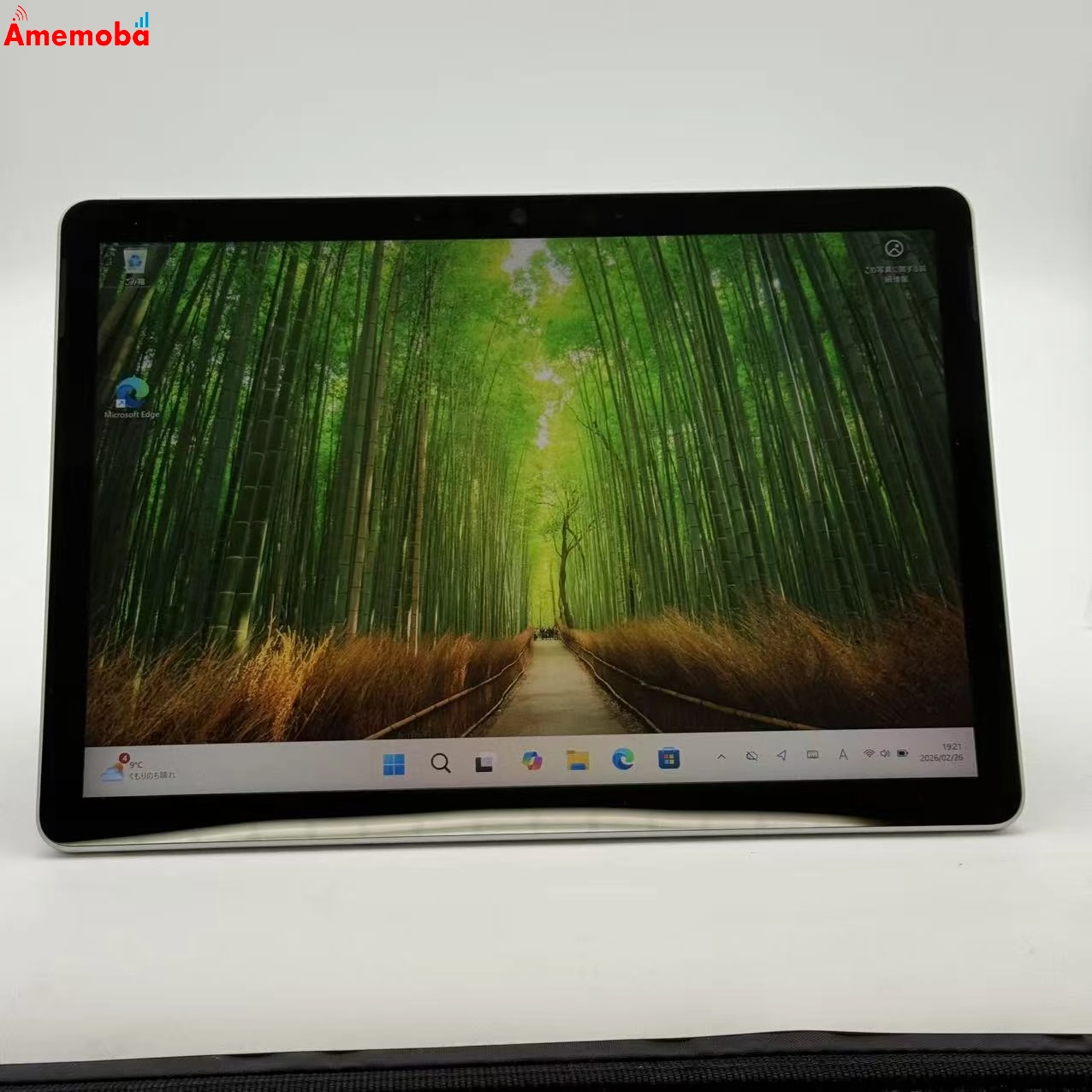 Microsoft Surface Go 3  Wi-Fiモデル 4GB/64GB プラチナ 8V6-00015 6500Y 1.10GHz 1.61GHz 美品