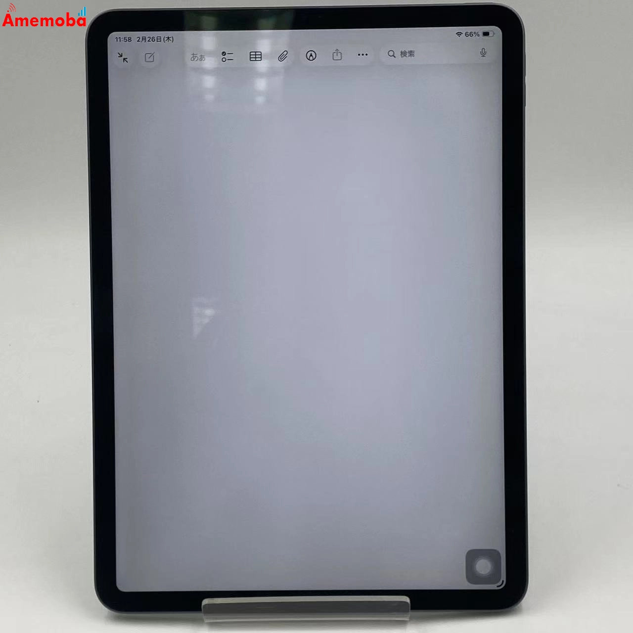 iPad Pro 11インチ 第3世代 Wi-Fiモデル 128GB スペースグレイ MHQR3J/A  訳あり品