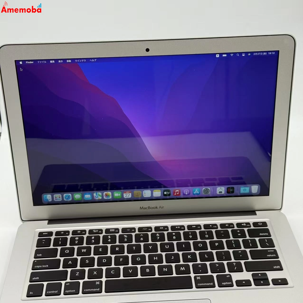 MacBook Air 13インチ 2017 256GB シルバー A1466 Corei5 1.8GHz US配列