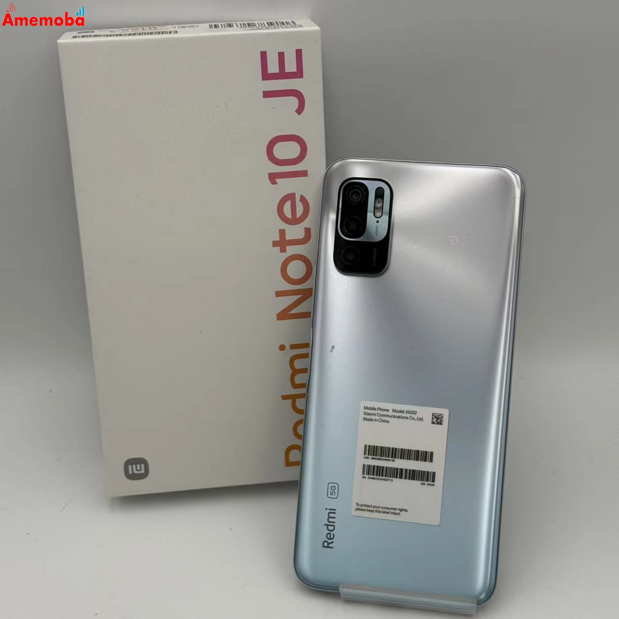 Redmi Note 10 JE 64GB クロームシルバー XIG02 AU版SIMフリー au