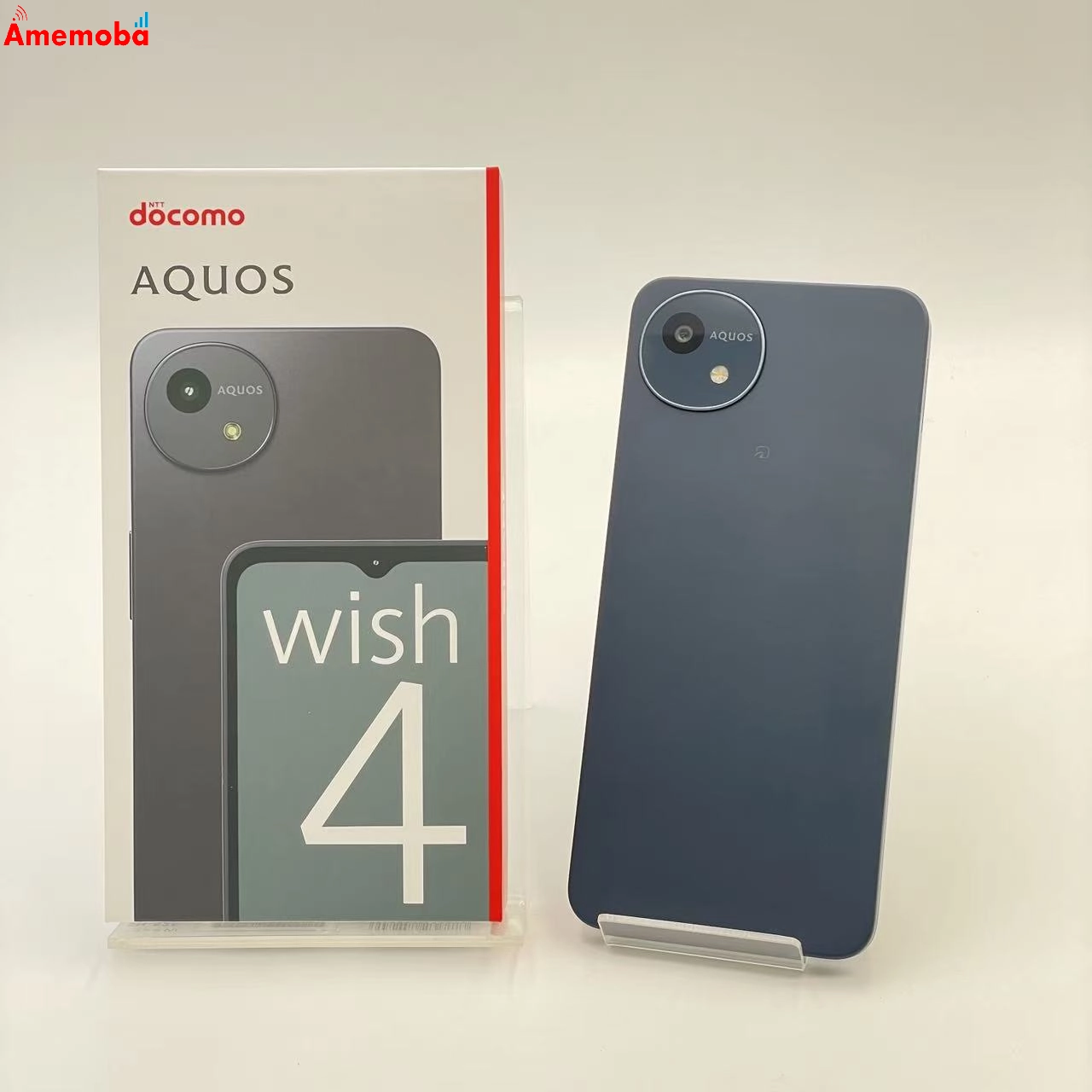 AQUOS wish4 4GB/64GB ブラック SH-52E docomo版SIMフリー 新品同様