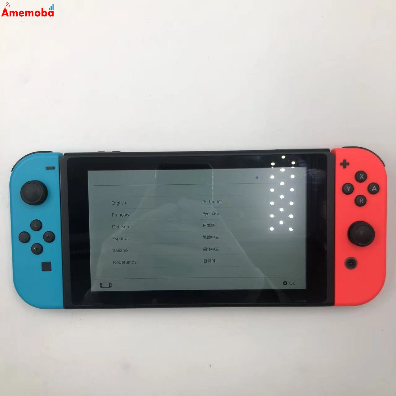 Nintendo Switch 2019年モデル 32GB ネオンブルー/ネオンレッド HAD-S-KABAA 極美品