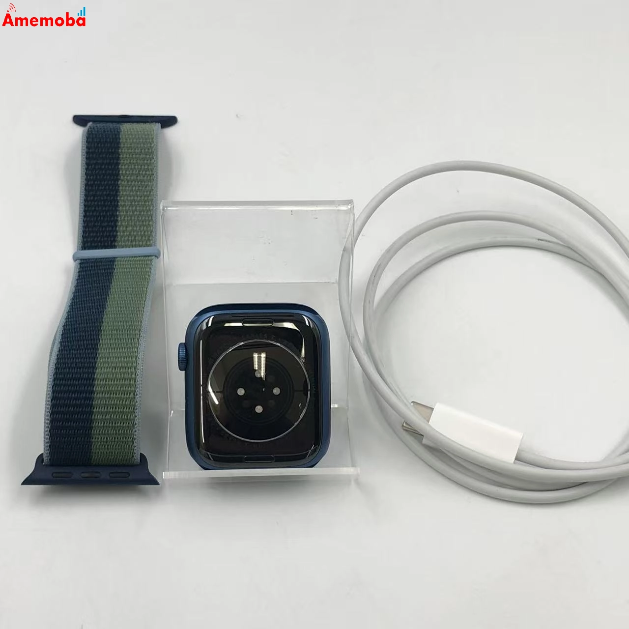 Apple Watch Series7 45mm GPSモデル - ブルー MKNR3J/A 美品
