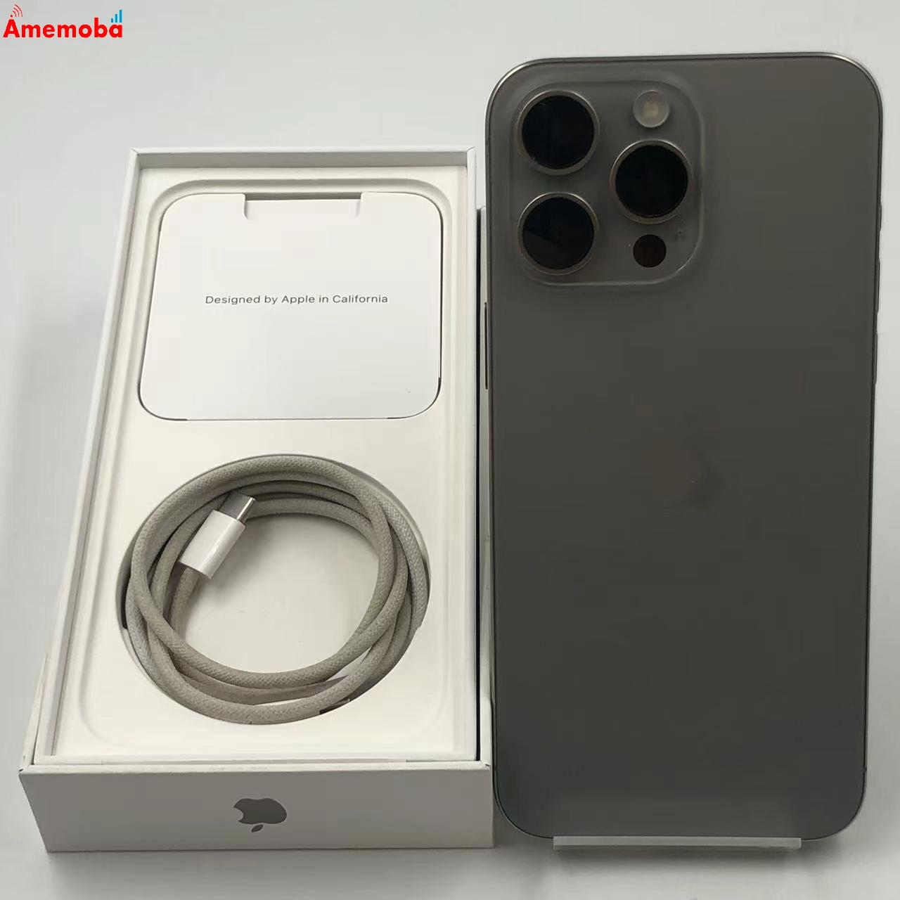 iPhone15 Pro Max 256GB ナチュラルチタニウム MU6R3J/A SoftBank版SIMフリー 美品