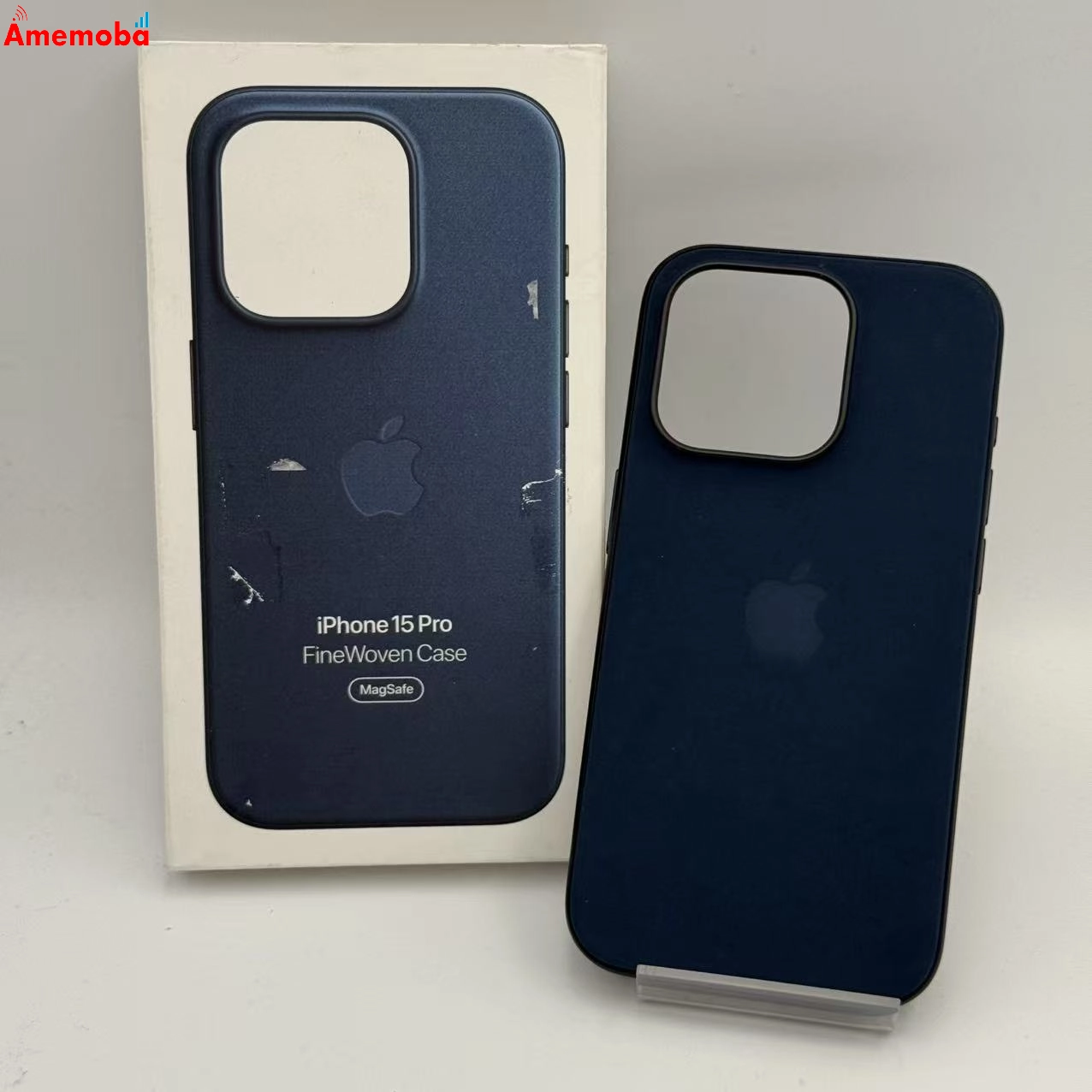 MagSafe対応iPhone 15 Proファインウーブンケース パシフィックブルー MT4Q3FE/A * au