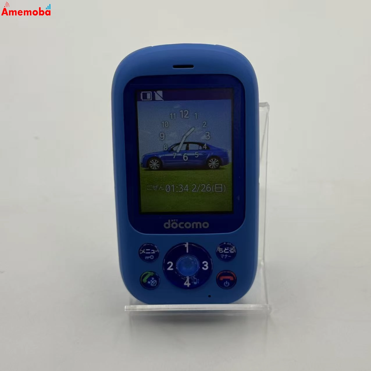 キッズケータイ 512MB ブルー F-03J docomo版SIMフリー 極美品