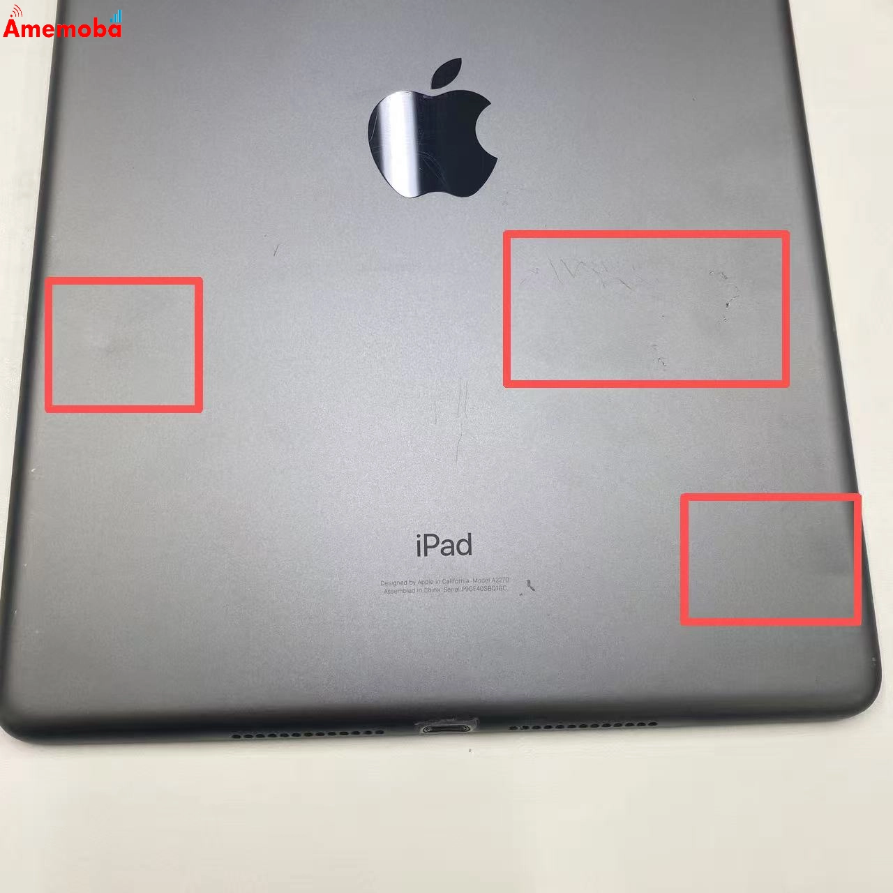 iPad 第8世代 Wi-Fiモデル 32GB スペースグレイ MYL92ZP/A 訳あり品