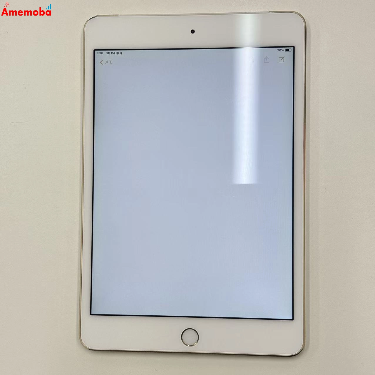 iPad mini 第4世代 16GB ゴールド MK712J/A SoftBank版SIMフリー ジャンク品