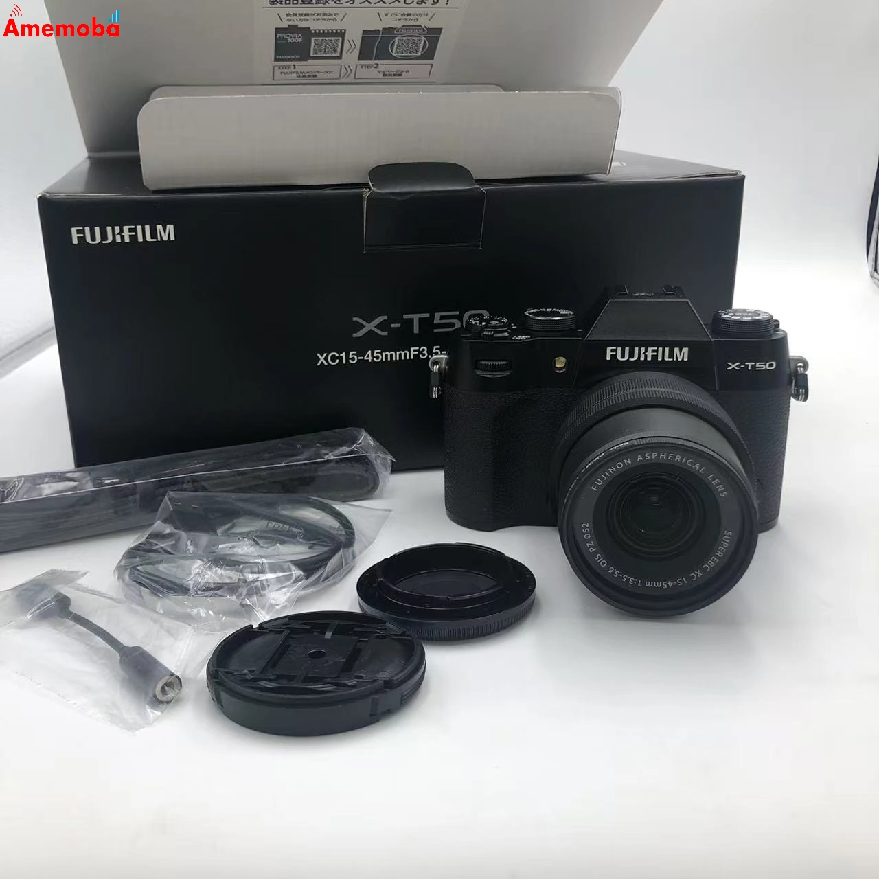 FUJIFILM X-T50 XC15-45mmレンズキット ブラック 新品同様