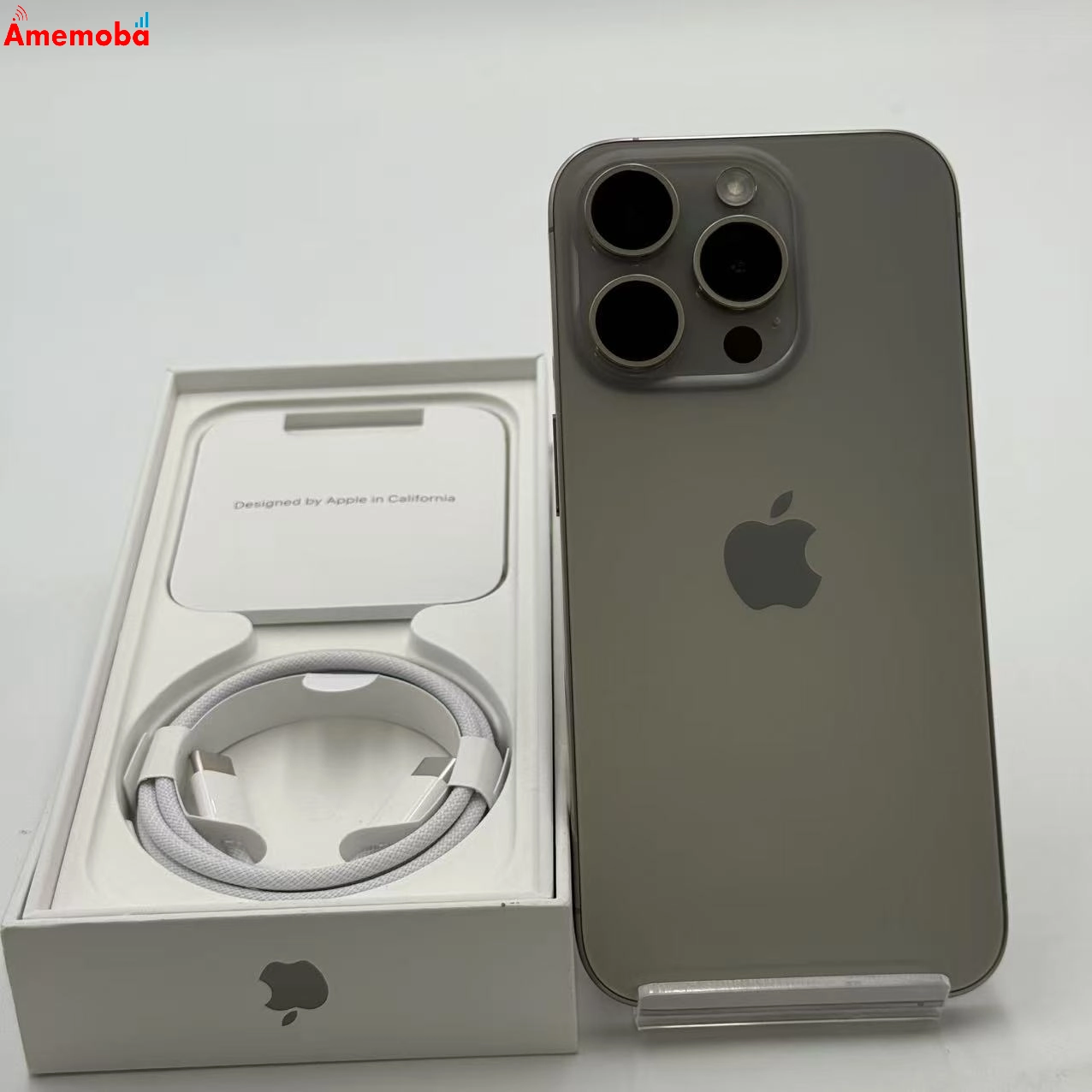 iPhone15 Pro 128GB ナチュラルチタニウム MTU93J/A Apple版SIMフリー 極美品