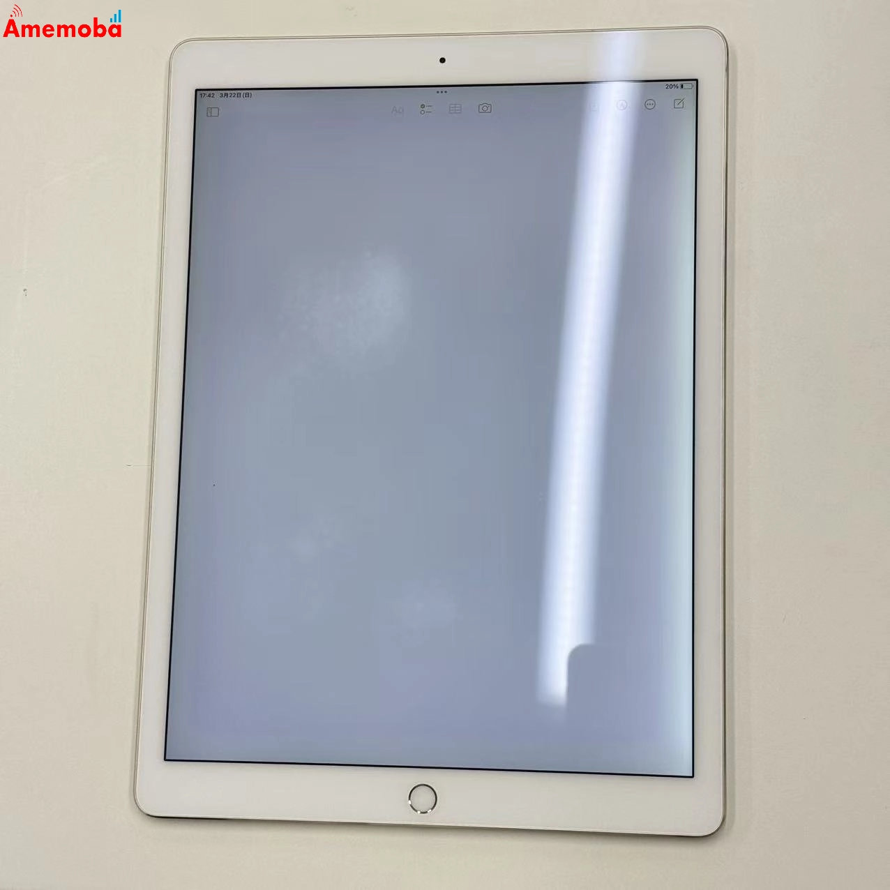 iPad Pro 12.9インチ 第1世代 Wi-Fiモデル 128GB ゴールド ML0R2J/A 訳あり品