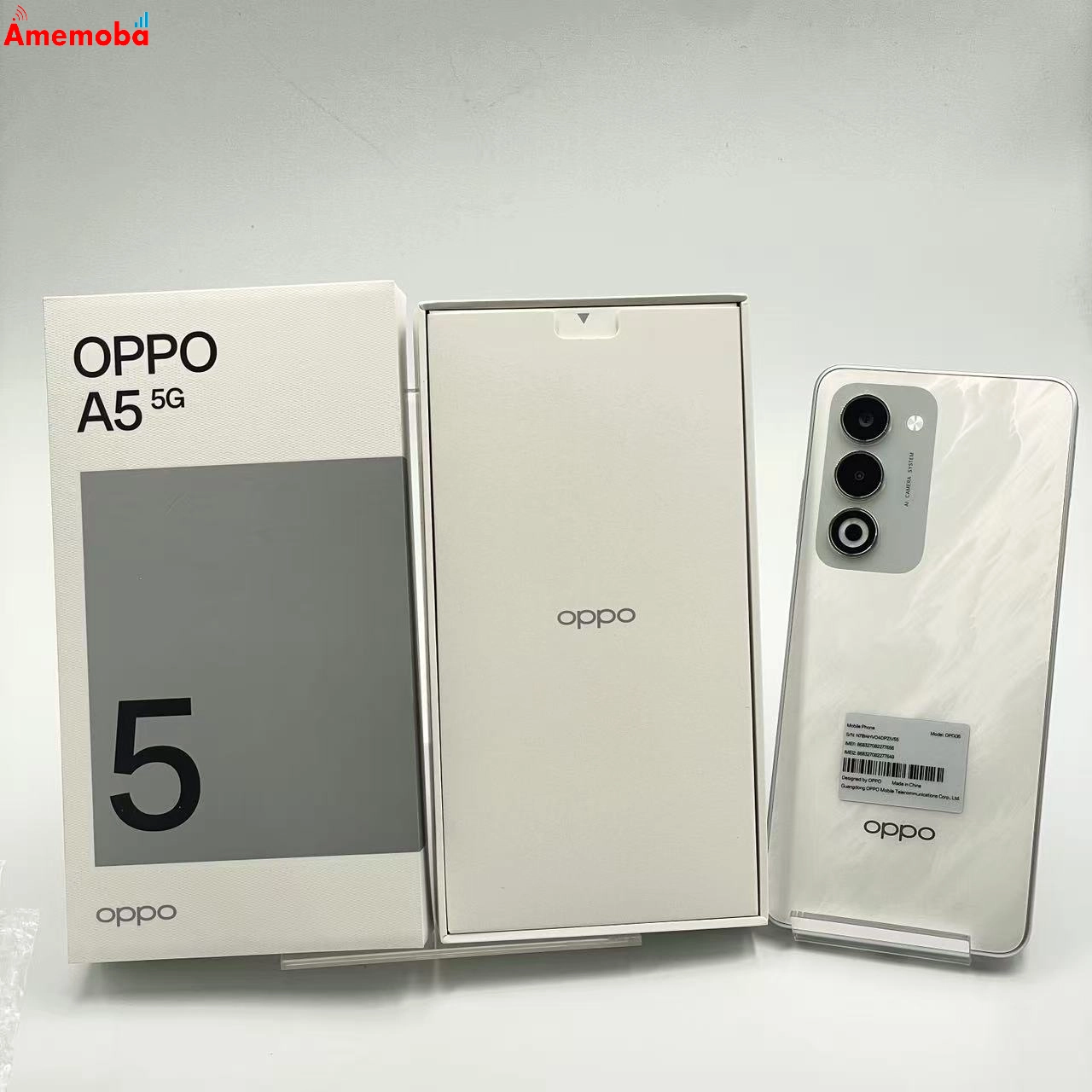 OPPO A5 5G 128GB ホワイト OPG06 UQmobile版SIMフリー 極美品