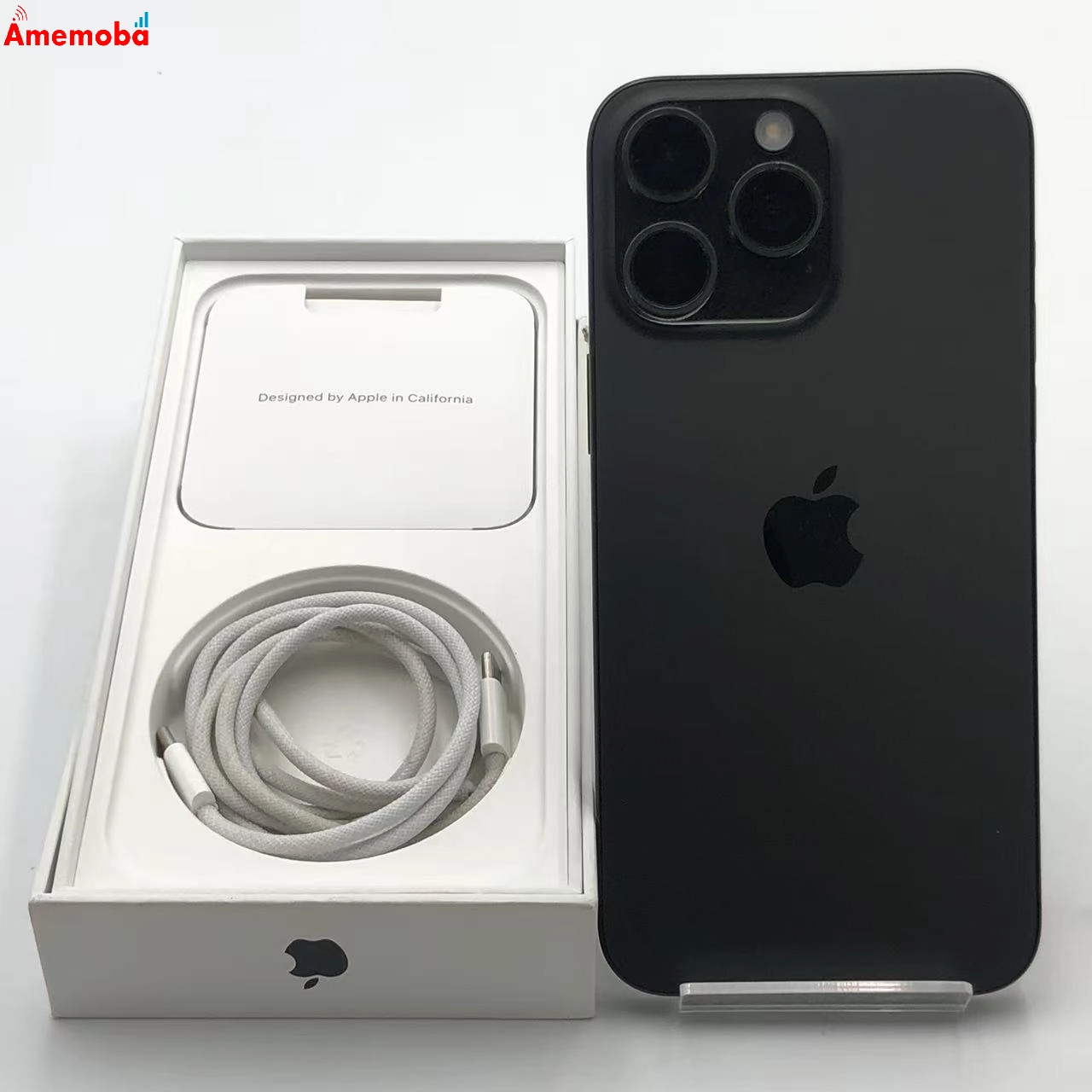 iPhone15 Pro Max 256GB ブラックチタニウム MU6P3J/A SoftBank版SIMフリー 美品