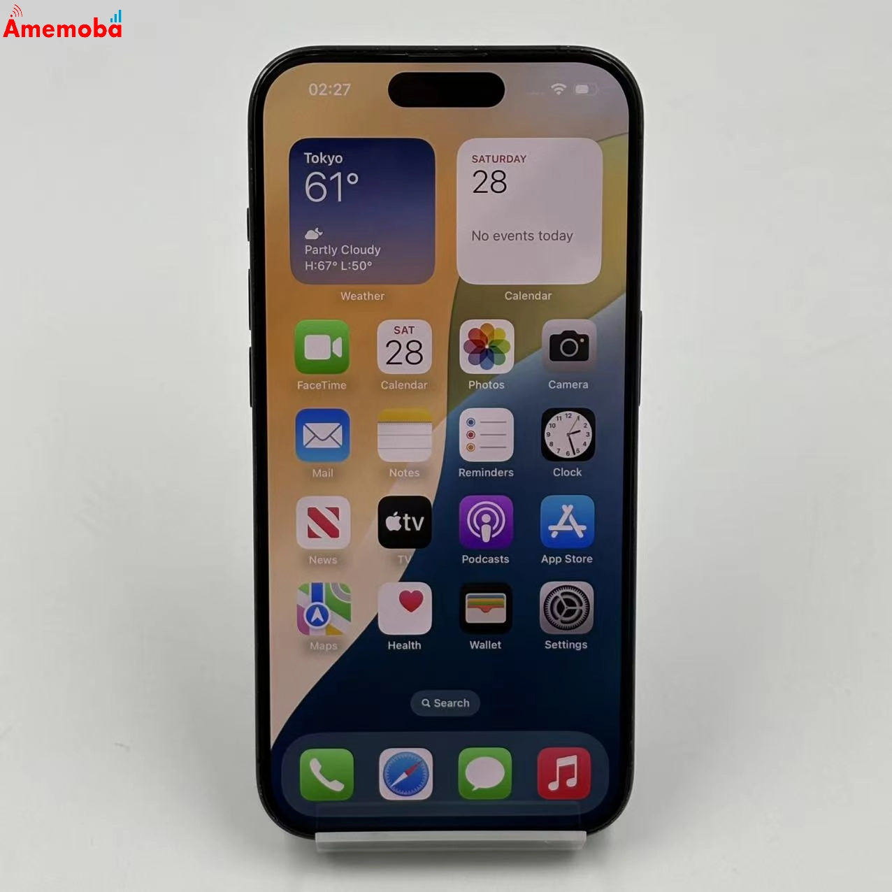 iPhone15 Pro 128GB ブラックチタニウム MTU73J/A Apple版SIMフリー