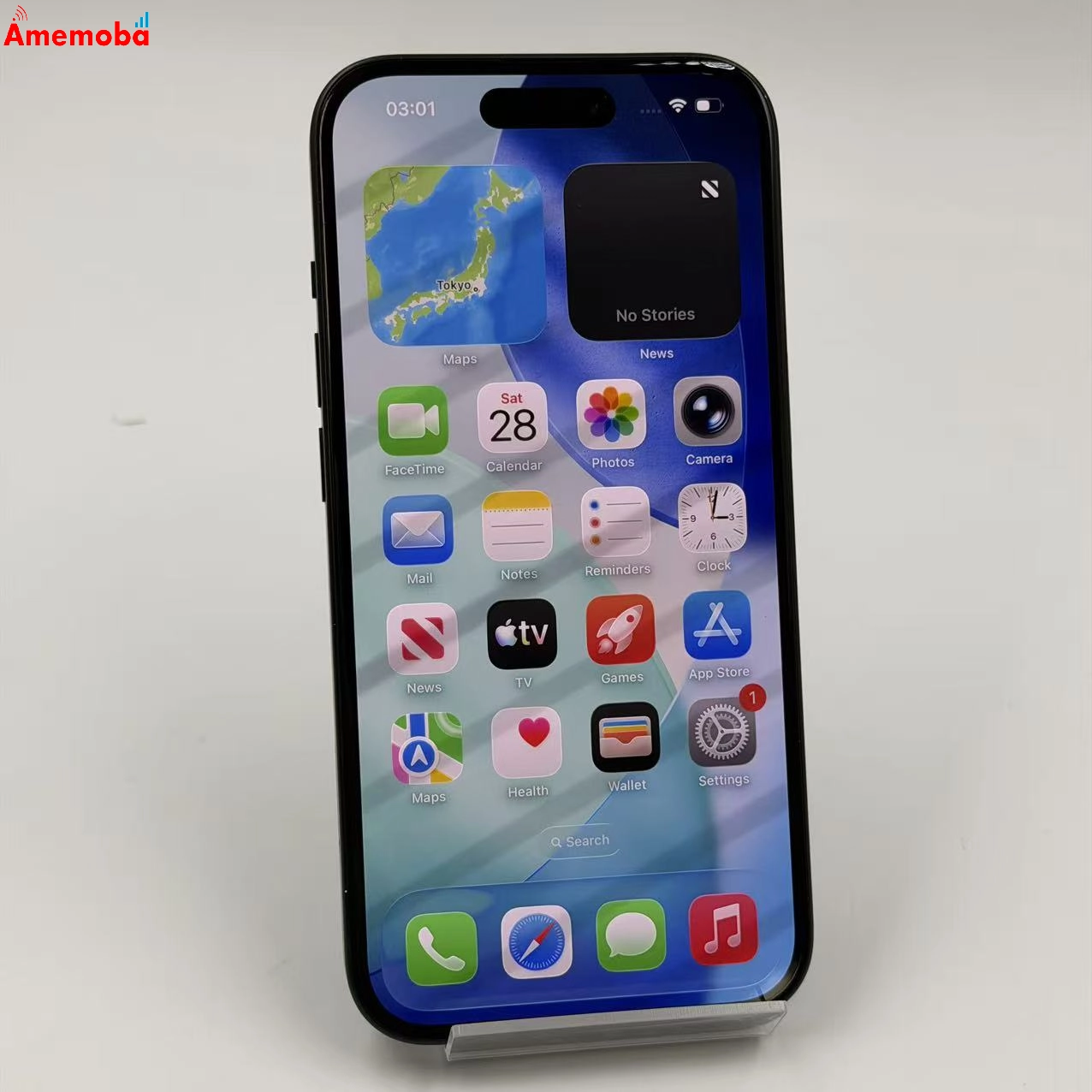 iPhone15 256GB ブラック MTMN3J/A docomo版SIMフリー