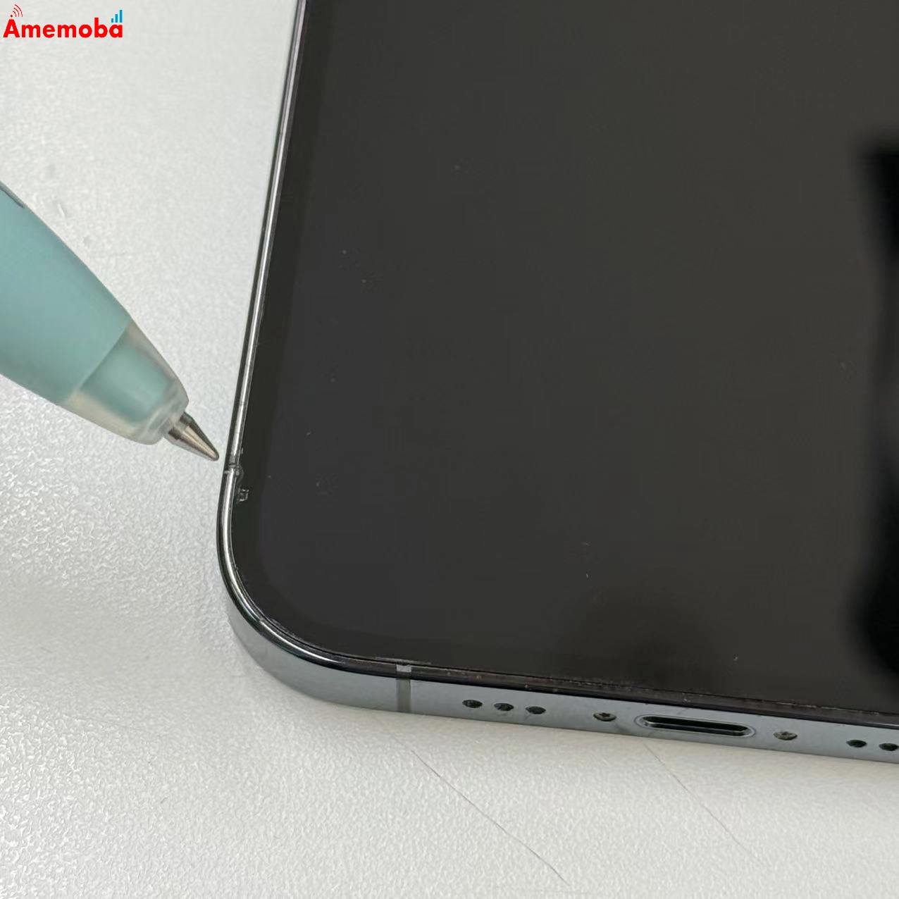 iPhone12 Pro 128GB パシフィックブルー MGM83J/A AU版SIMフリー ジャンク品 au