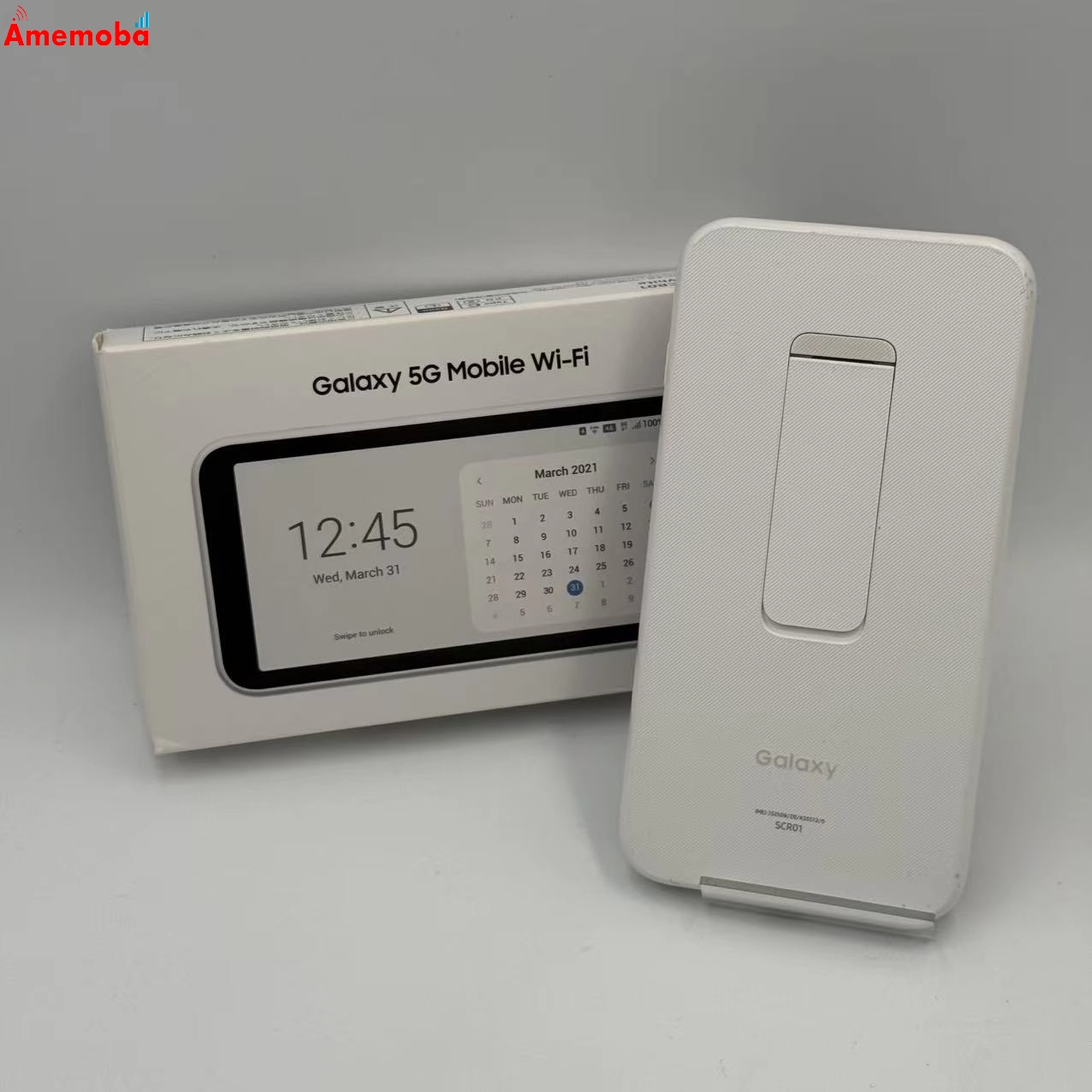 Galaxy 5G Mobile Wi-Fi SCR01 ** ホワイト AU版SIMフリー