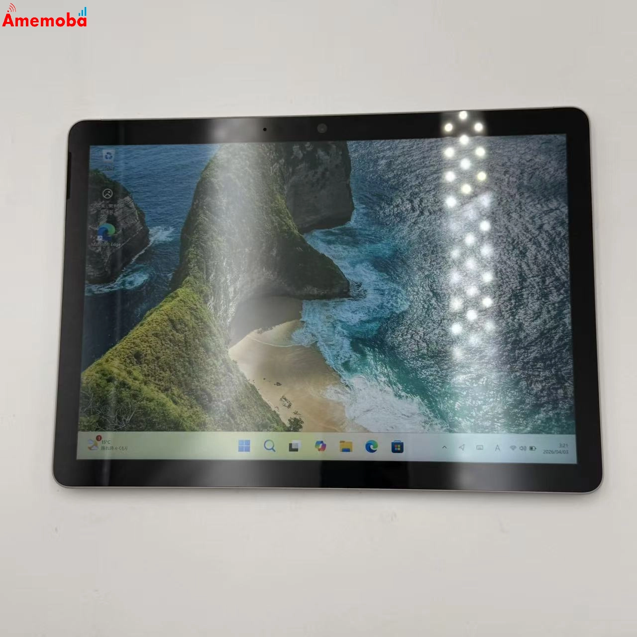 Microsoft Surface Go 3 Wi-Fiモデル 8GB/128GB プラチナ 8VA-00015 6500Y 1.1GHz 1.61GHz 美品