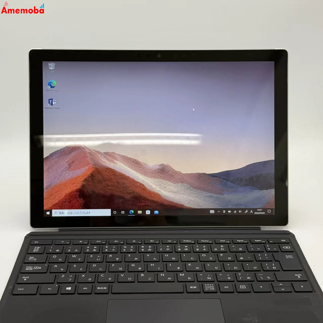 Surface Pro 7 8GB/128GB シルバー VDV-00014 i3-1005G1 1.20GHz 1.19GHz 訳あり品