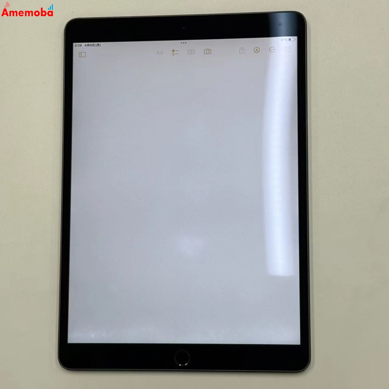 iPad Air 第3世代 Wi-Fiモデル 256GB スペースグレイ MUUQ2J/A 訳あり品