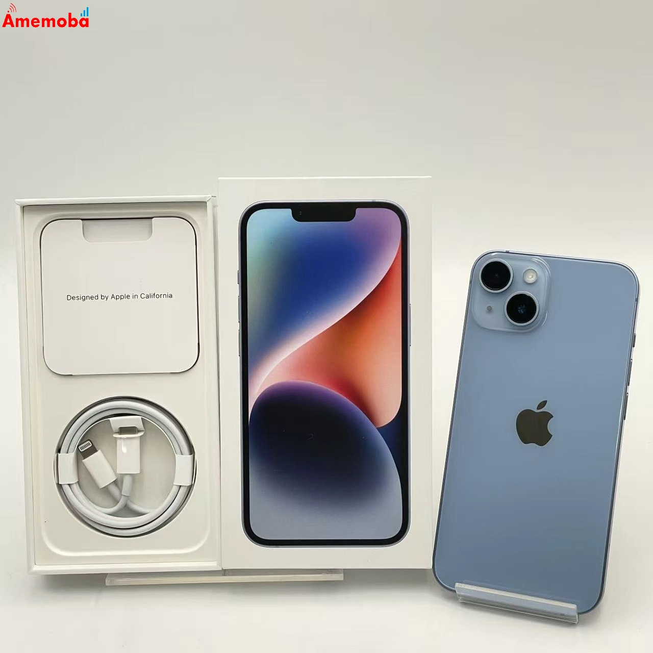 iPhone14 128GB ブルー MPVJ3J/A docomo版SIMフリー 美品