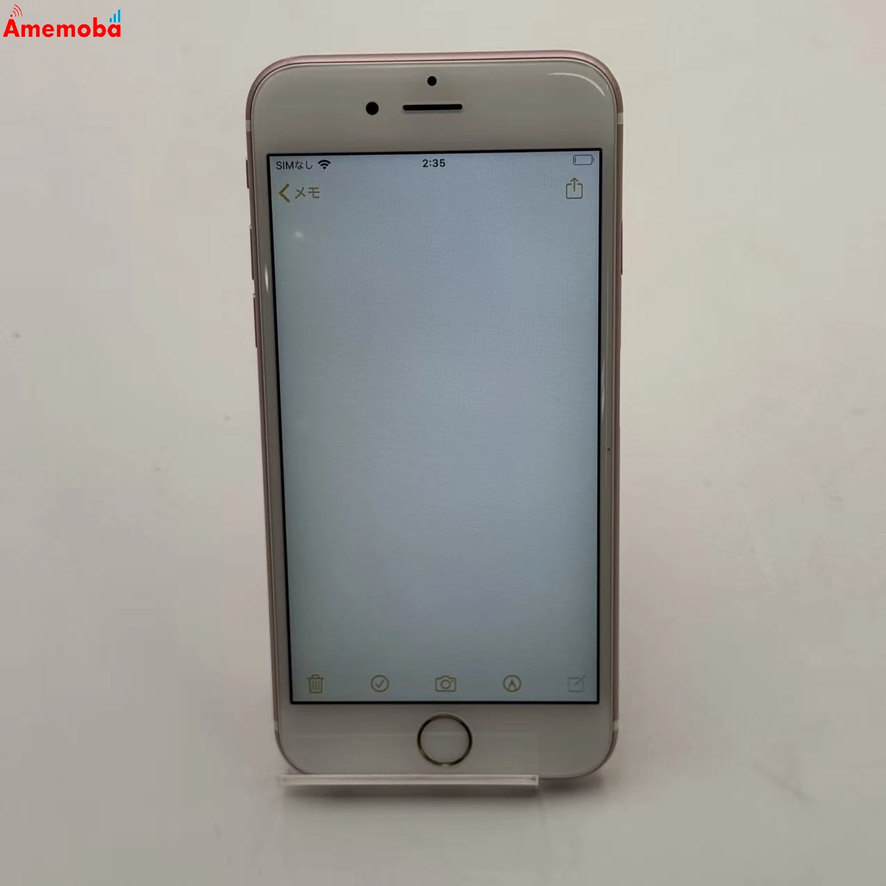 iPhone6s 64GB ローズゴールド MKQR2J/A AU版SIMフリー 訳あり品 au