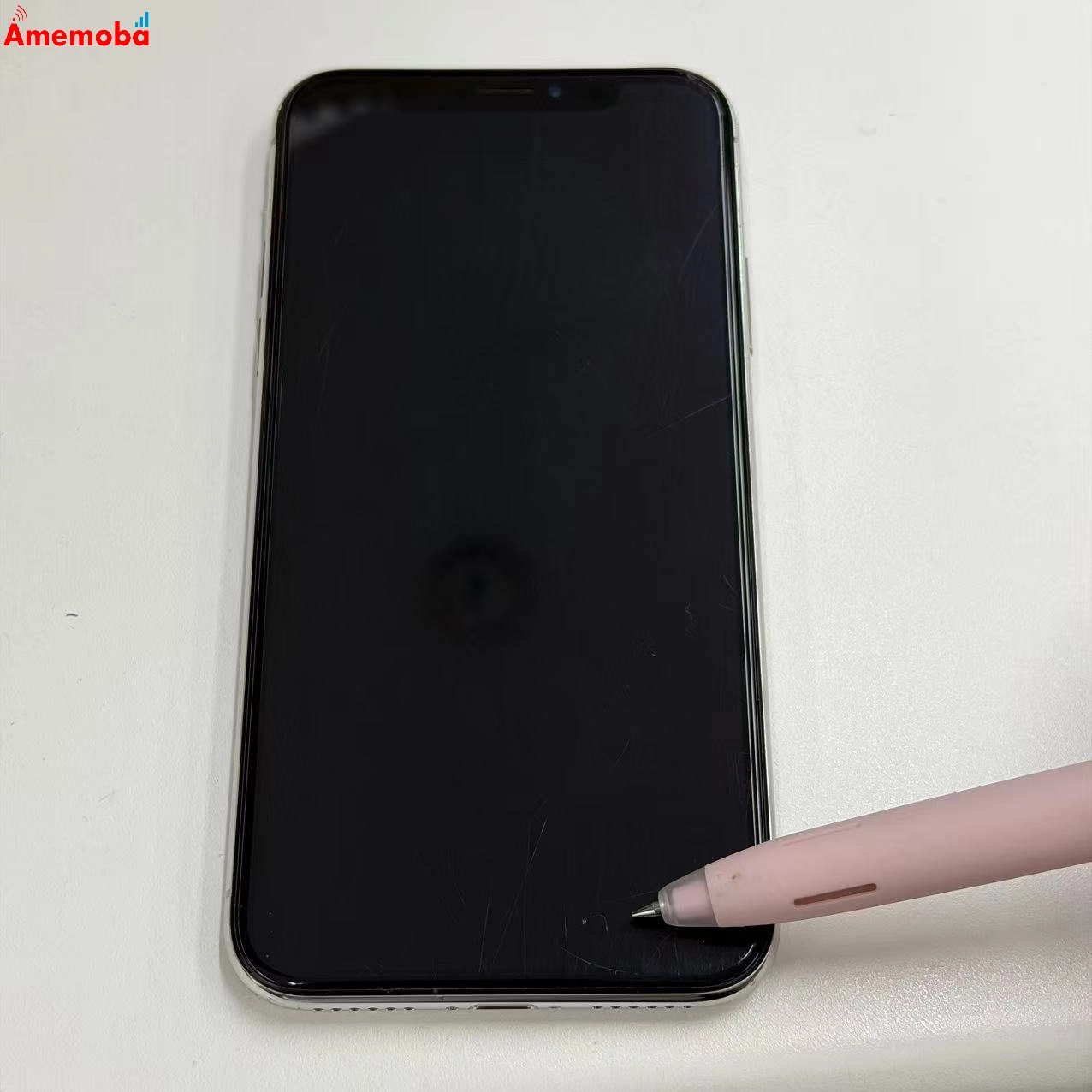 iPhoneX 256GB シルバー NQC22J/A docomo版SIMフリー