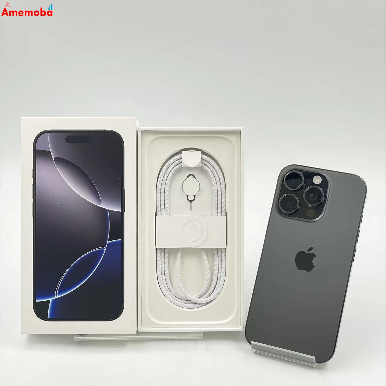iPhone16 Pro 256GB ブラックチタニウム MYN03J/A Apple版SIMフリー 美品