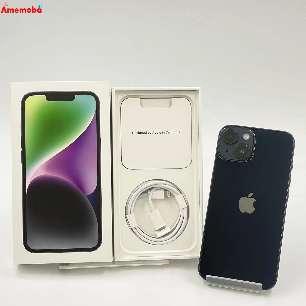 iPhone14 128GB ミッドナイト MPUD3J/A SoftBank版SIMフリー 美品
