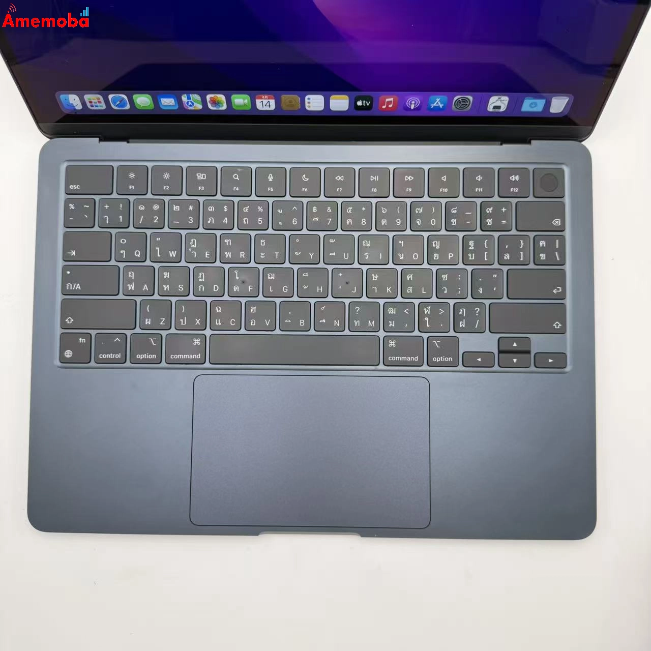 MacBook Air M2 2022 Apple 8GB/512GB ミッドナイト A2681 8CPU 10GPU タイ配列 極美品
