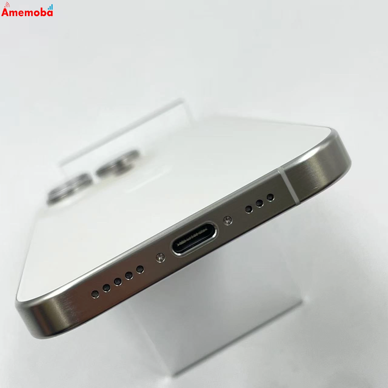 iPhone15 Pro 128GB ホワイトチタニウム MTU83J/A AU版SIMフリー 美品 au