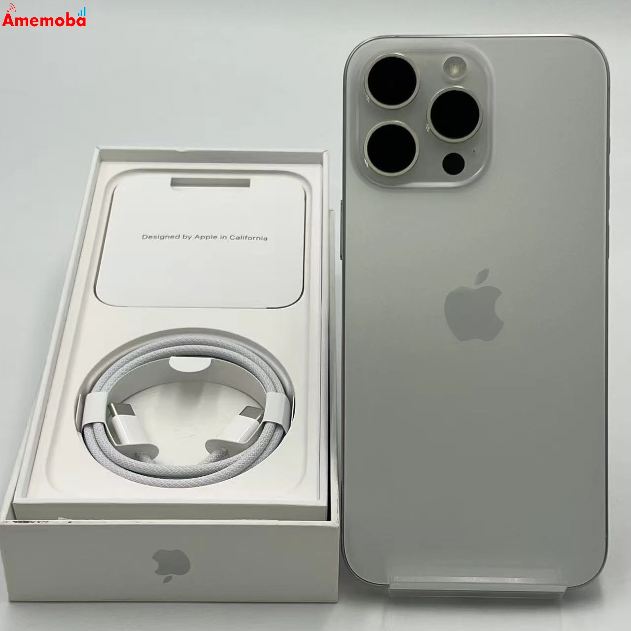 iPhone15 Pro Max 256GB ホワイトチタニウム MU6Q3J/A SIMフリー 新品同様