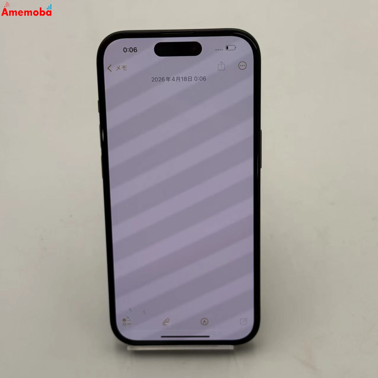 iPhone15 128GB ブラック MTMH3J/A Apple版SIMフリー ジャンク品