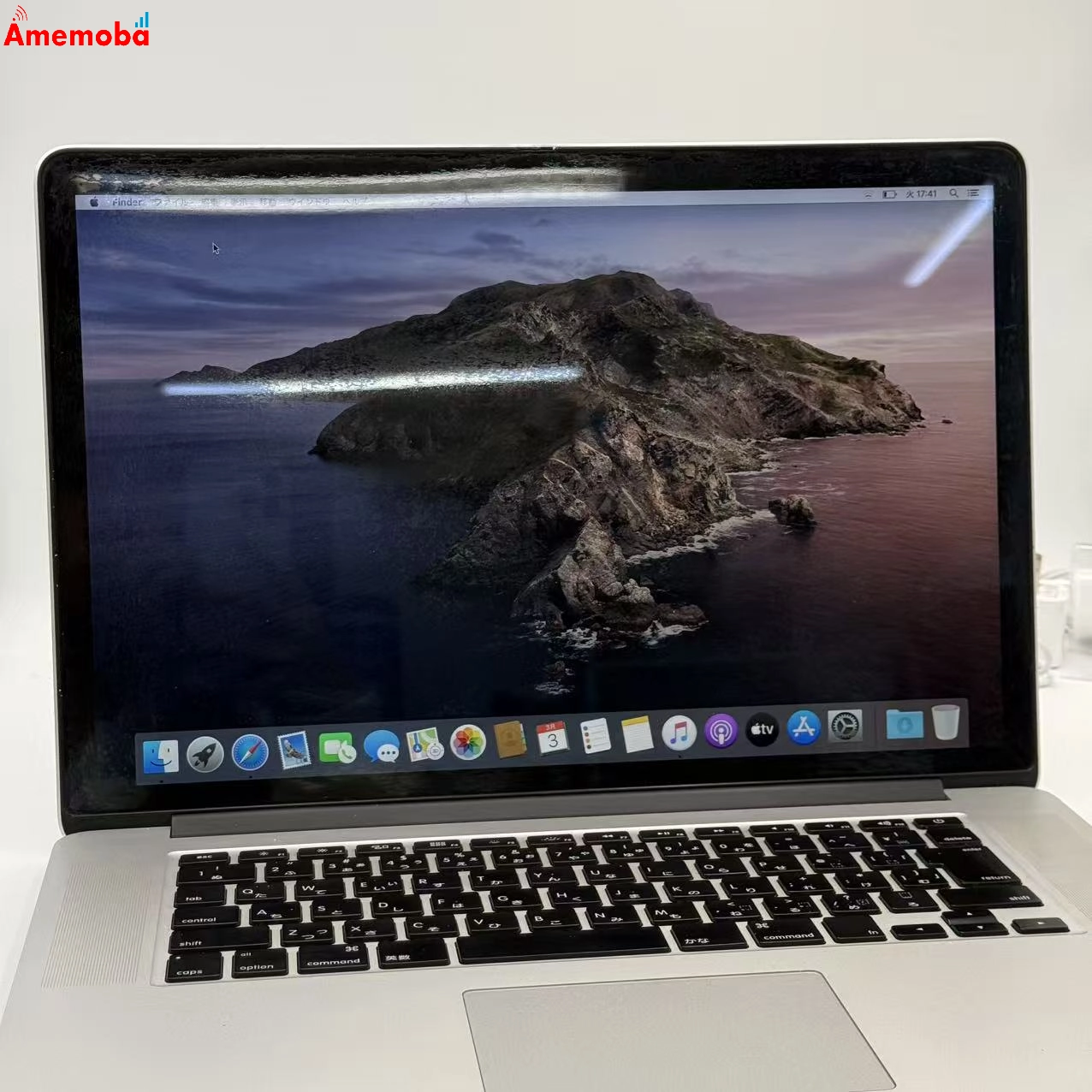 MacBook Pro 15インチ Mid2015 Corei7 2.2GHz 16GB/256GB シルバー FJLQ2J/A 訳あり品