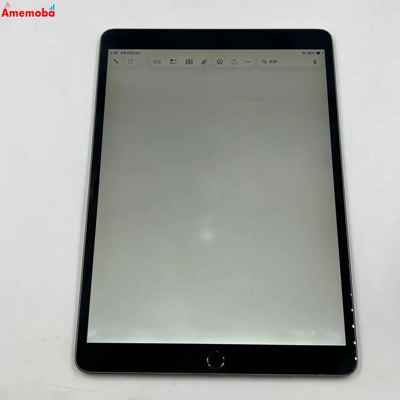 iPad Air 第3世代 Wi-Fiモデル 64GB スペースグレイ MUUJ2J/A 訳あり品