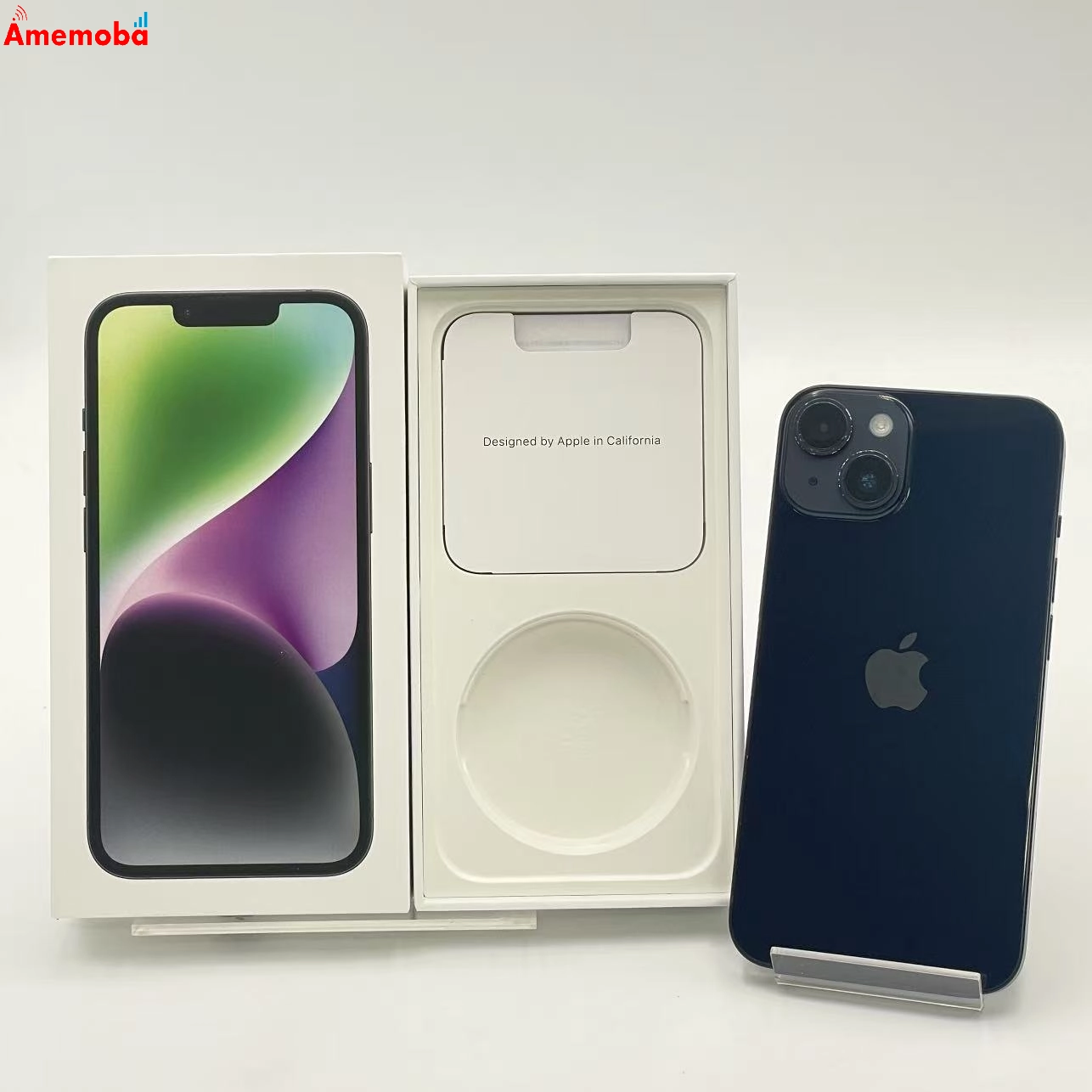 iPhone14 128GB ミッドナイト MPUD3J/A AU版SIMフリー 訳あり品