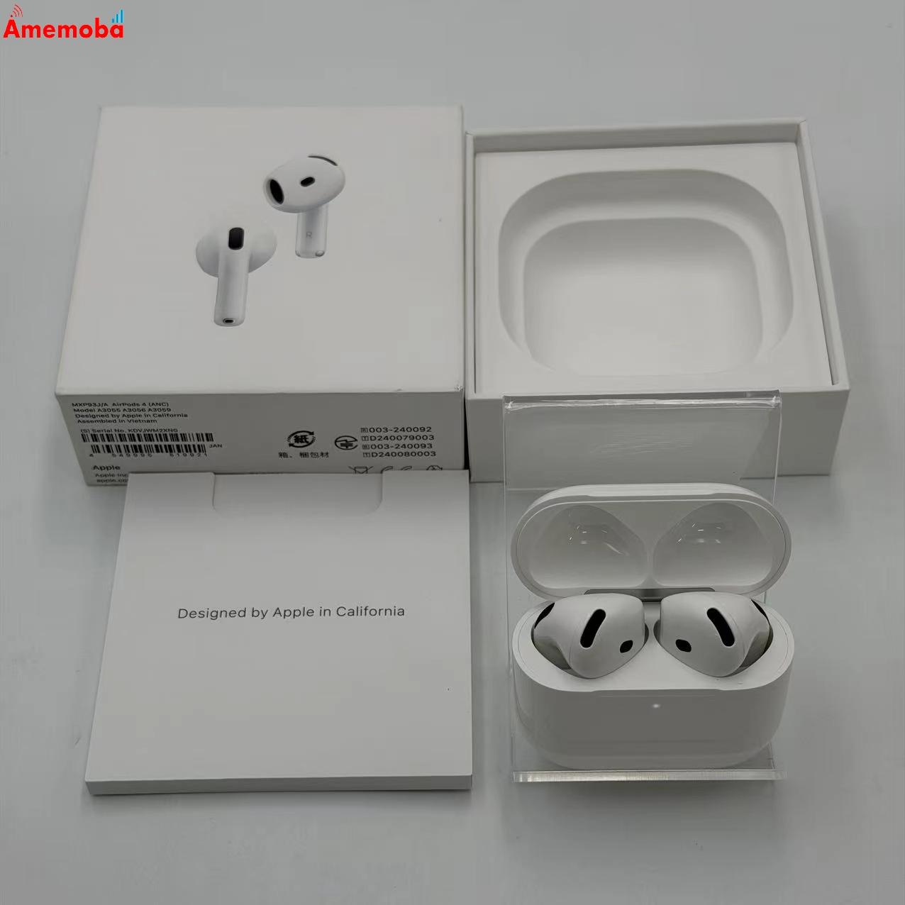 AirPods 第4世代 アクティブノイズキャンセリング搭載 ホワイト MXP93J/A 美品