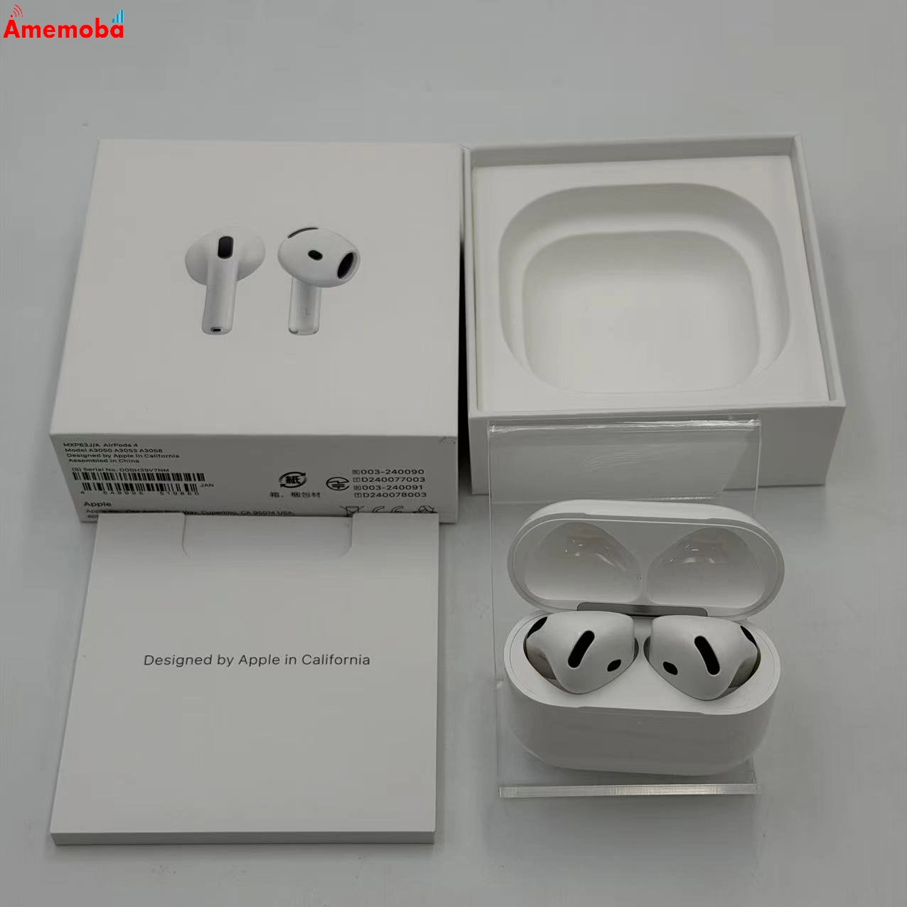 AirPods 第4世代 - ホワイト MXP63J/A 美品