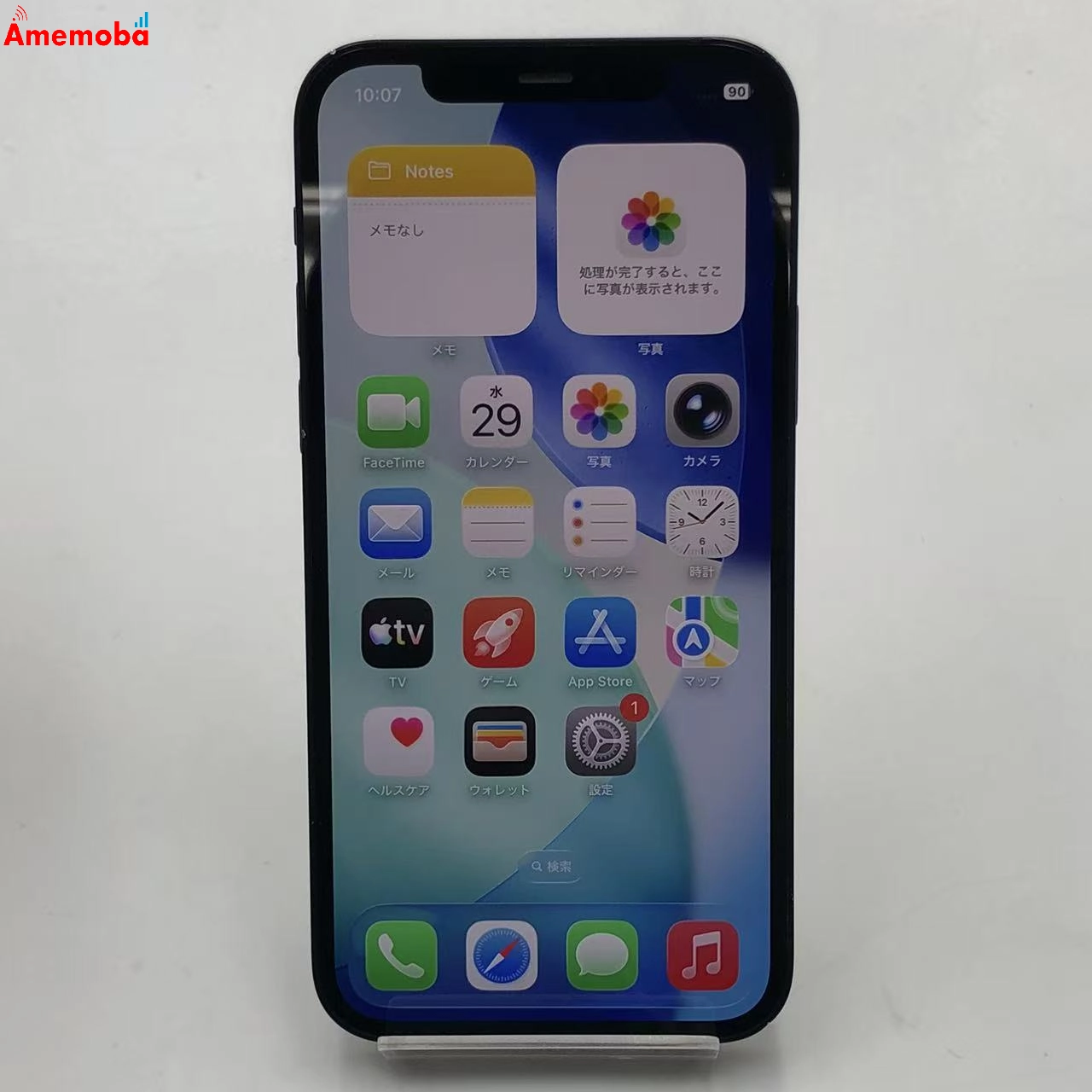 iPhone12 128GB ブラック NGHU3J/A AU版SIMフリー ジャンク品 au