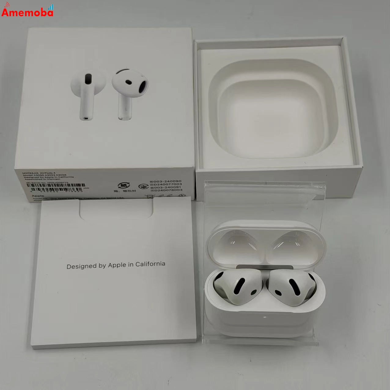 AirPods 第4世代 - ホワイト MXP63J/A   極美品