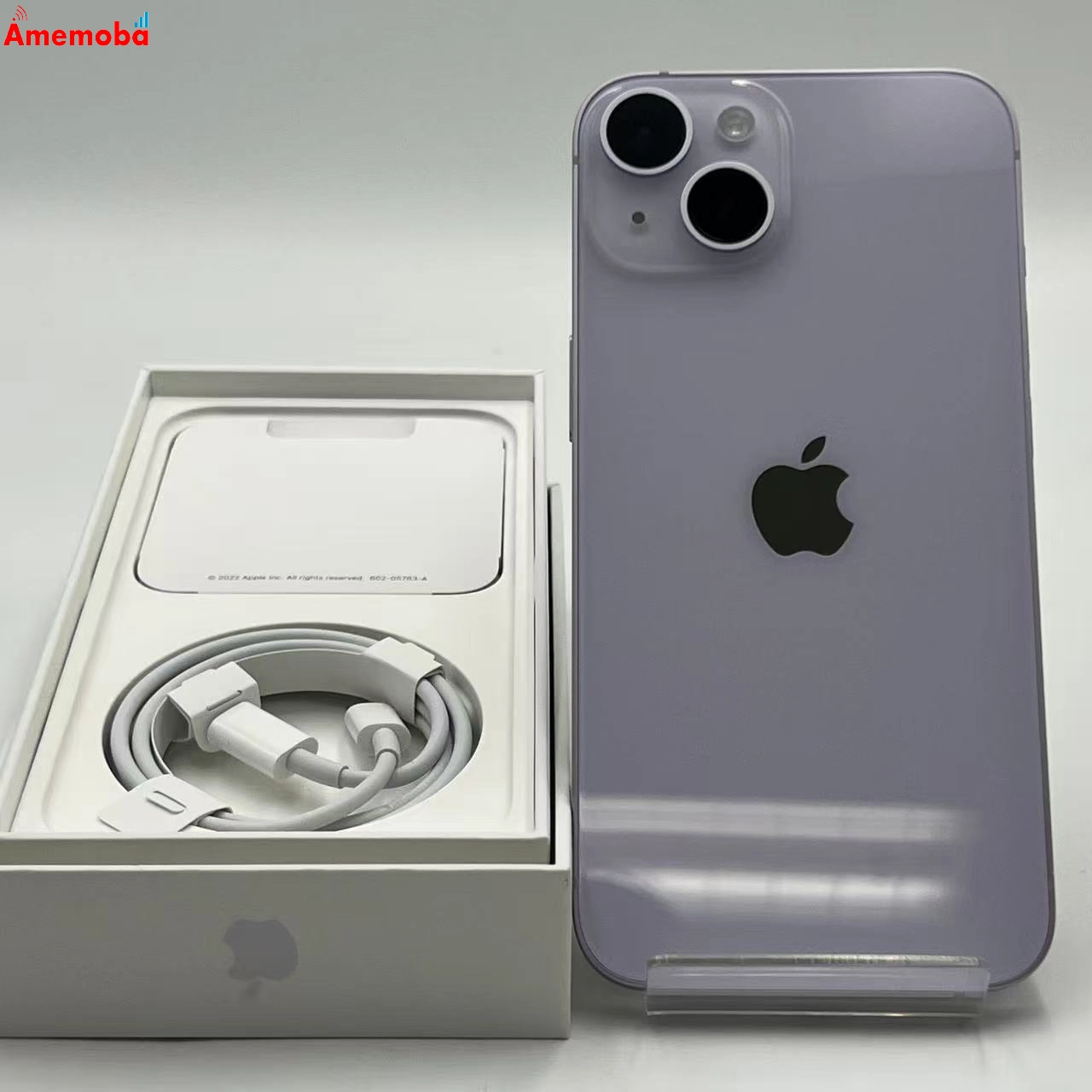 iPhone14 256GB パープル MPW93J/A SoftBank版SIMフリー 極美品