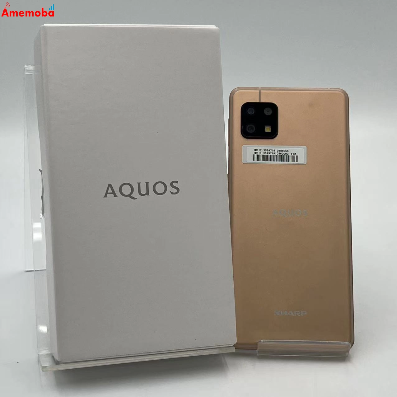 AQUOS sense6s 4GB/64GB ピンク SH-RM19S 楽天モバイル版SIMフリー 美品