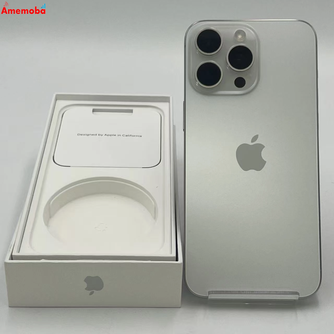 iPhone15 Pro Max 256GB ホワイトチタニウム MU6Q3J/A SoftBank版SIMフリー 訳あり品