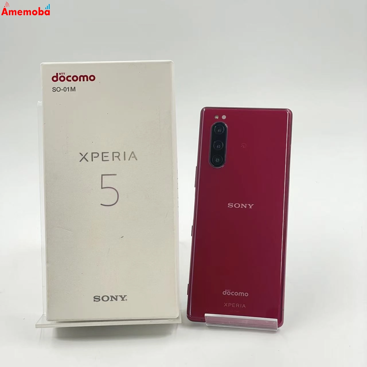 Xperia 5 6GB/64GB レッド SO-01M docomo版SIMフリー 美品