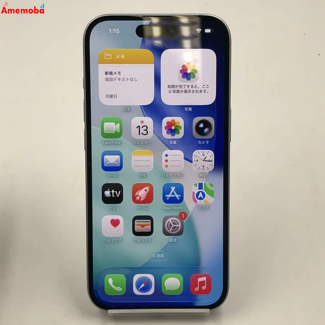 iPhone15 128GB ブルー MTML3J/A docomo版SIMフリー 新品同様