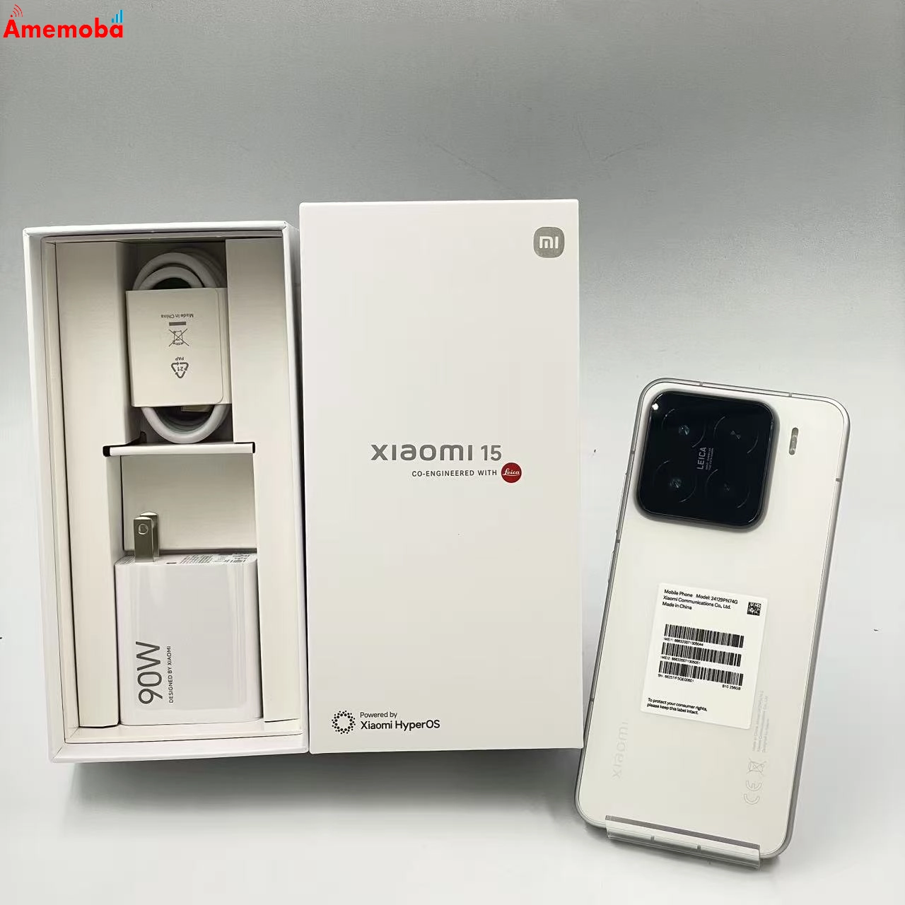 Xiaomi 15 12GB/256GB ホワイト 24129PN74G ストア版SIMフリー 新品同様
