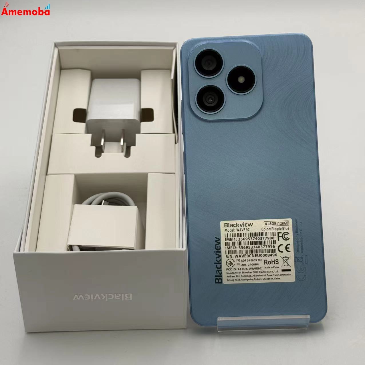 Wave 9C 4GB/128GB Ripple Blue Wave9C SIMフリー 極美品